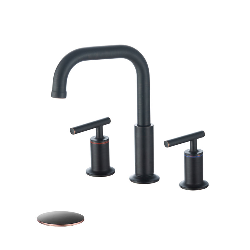 Homelody Widespread Bathroom Faucet with Drain Assembly & Reviews